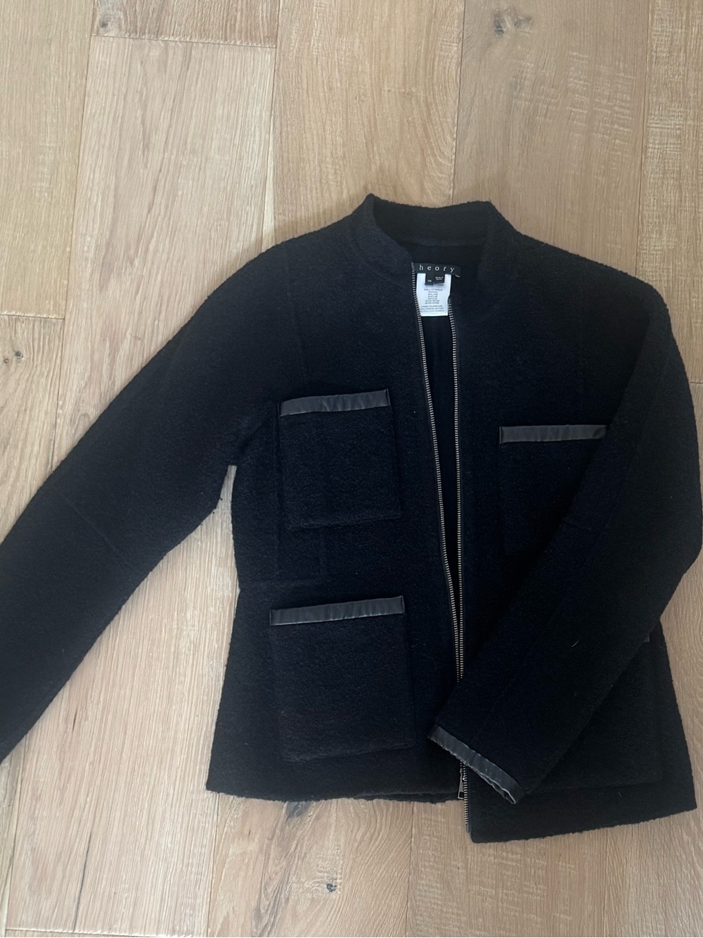 Theory Wool and Lambskin Jacket